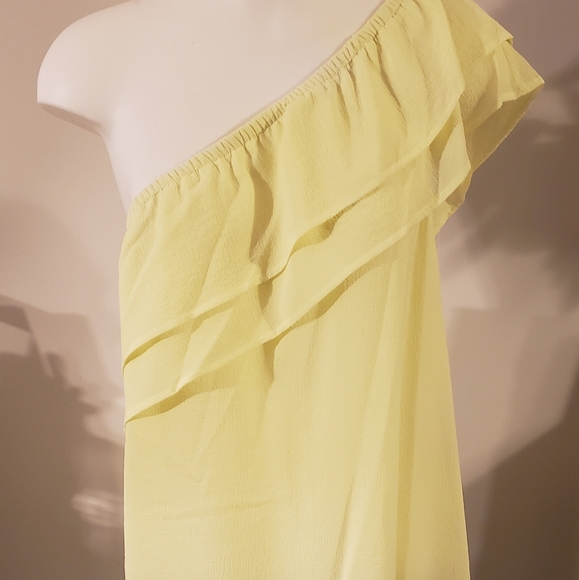 Woman Apt 9 Ruffled one-shoulder top - Picture 7 of 8